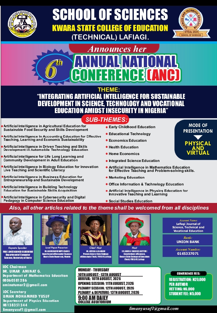6th ANNUAL NATIONAL CONFERENCE